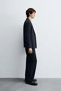 STRIPED SUIT PANTS