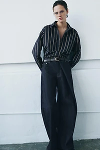 ZW COLLECTION STRIPED POPLIN SHIRT
