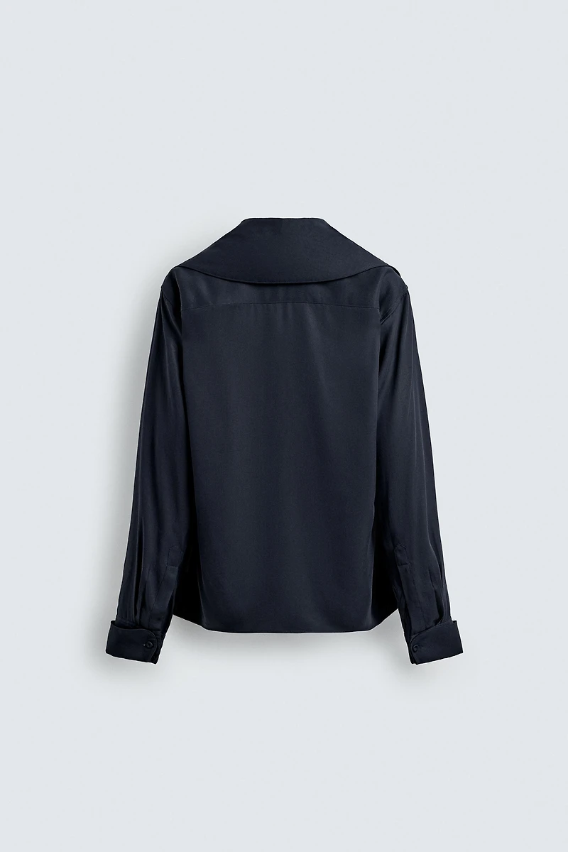FLOWING SHIRT WITH PETER PAN COLLAR HARRY LAMBERT FOR ZARA X DISNEY