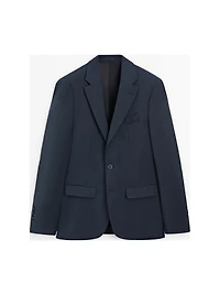 100% cool wool suit blazer