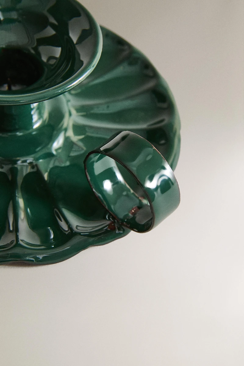 PALMATOIRE FER ASSIETTE ONDULÉE NOËL