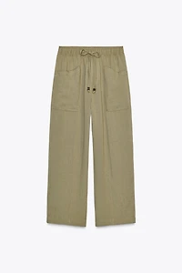 RUSTIC ELASTIC WAIST PANTS