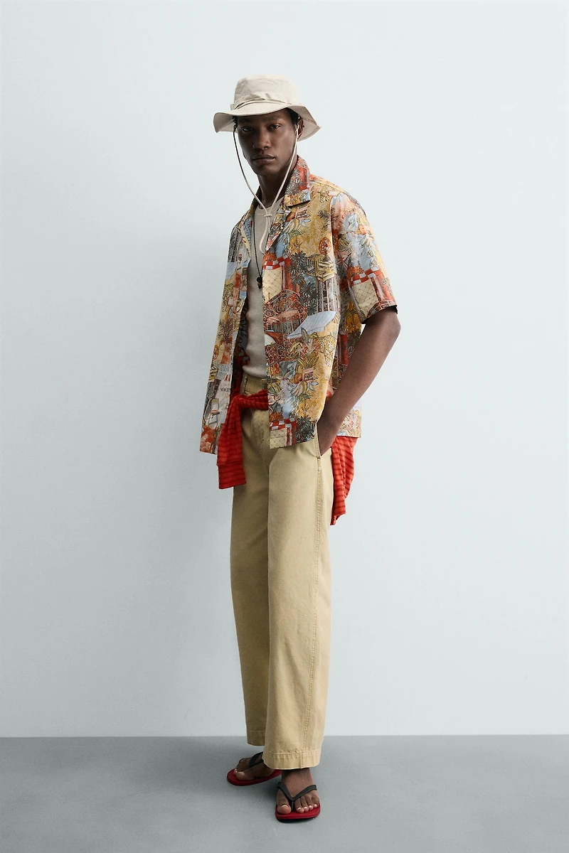 STREET PRINT RELAXED FIT SHIRT