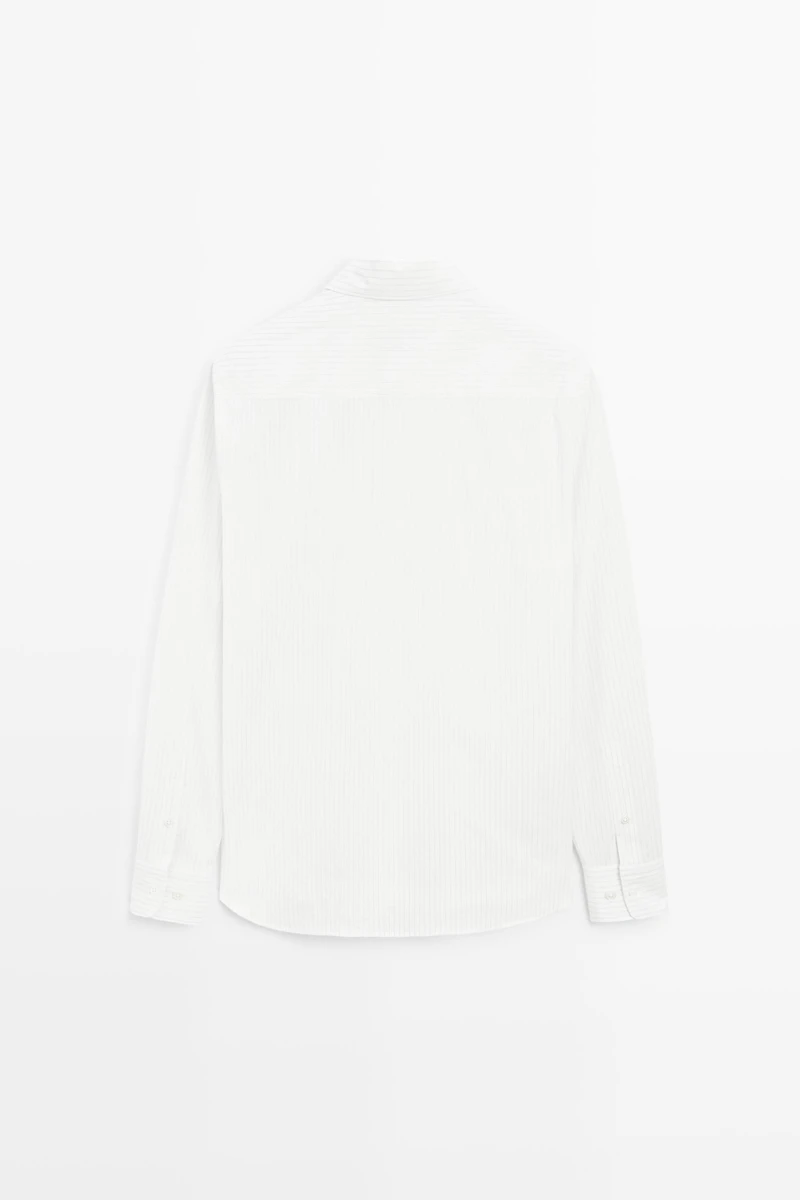 100% cotton striped shirt