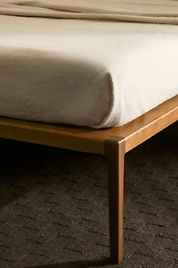 WOODEN BED FRAME