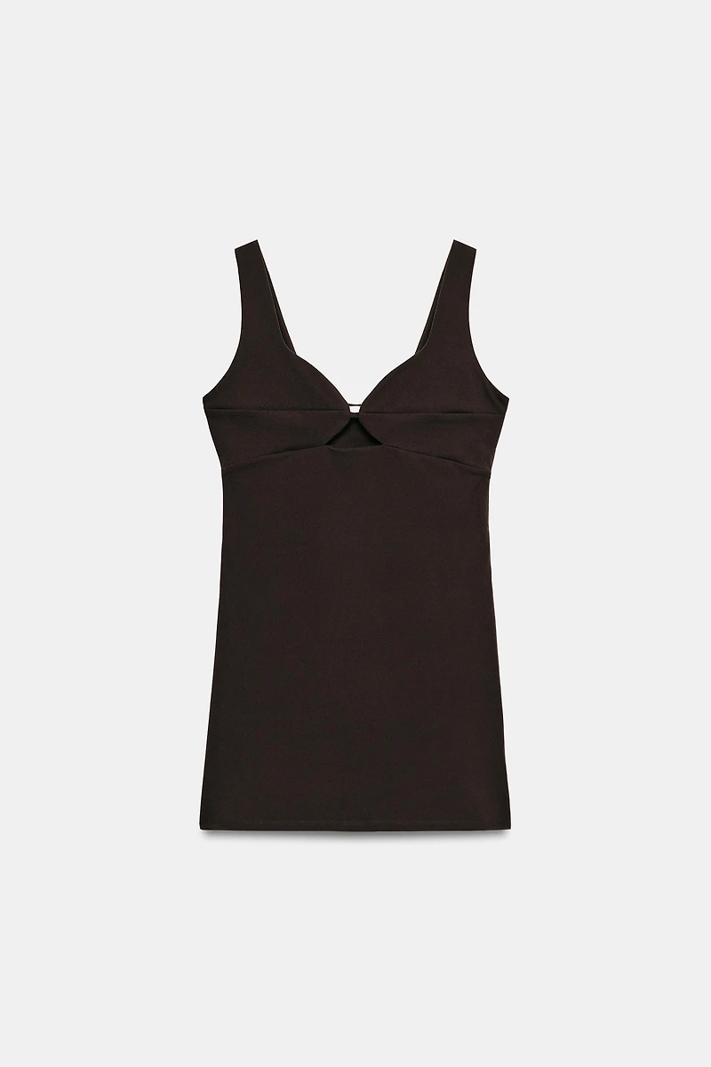 SHORT CUT OUT DRESS