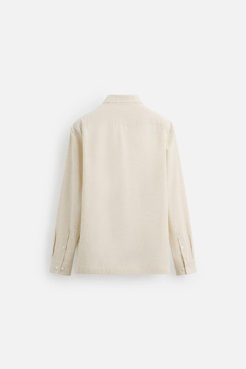 STRIPED OVERSHIRT