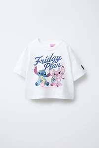 STITCH & ANGEL © DISNEY PRINT T-SHIRT