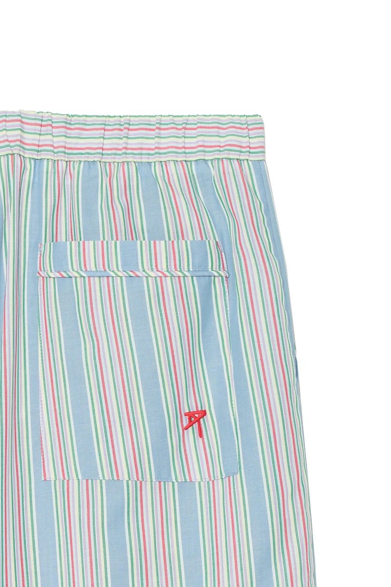 JACQUARD STRIPED RELAXED FIT PANTS