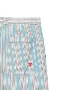 JACQUARD STRIPED RELAXED FIT PANTS