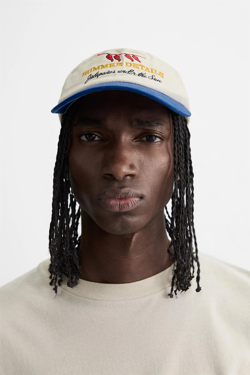 COMBINATION EMBROIDERY CAP