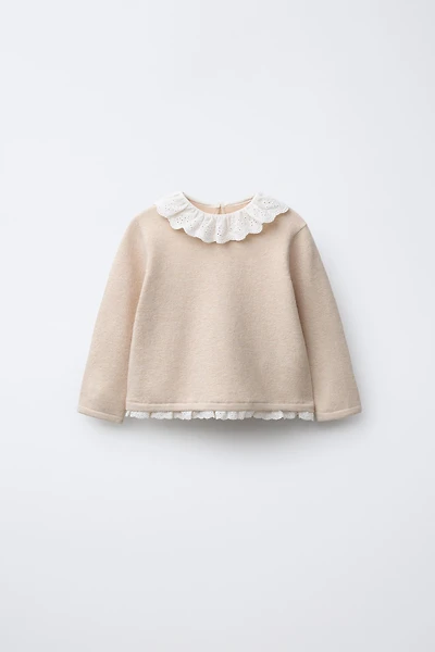 LACE KNIT SWEATER