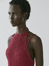Double crochet knit top