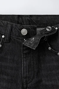 WIDE LEG JEANS STAR PATCHES