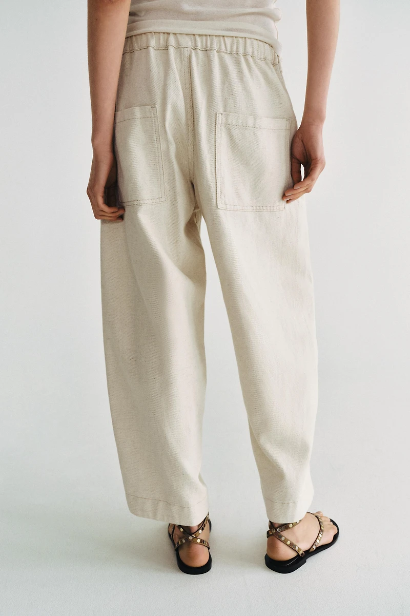 ZW COLLECTION BARREL PANTS