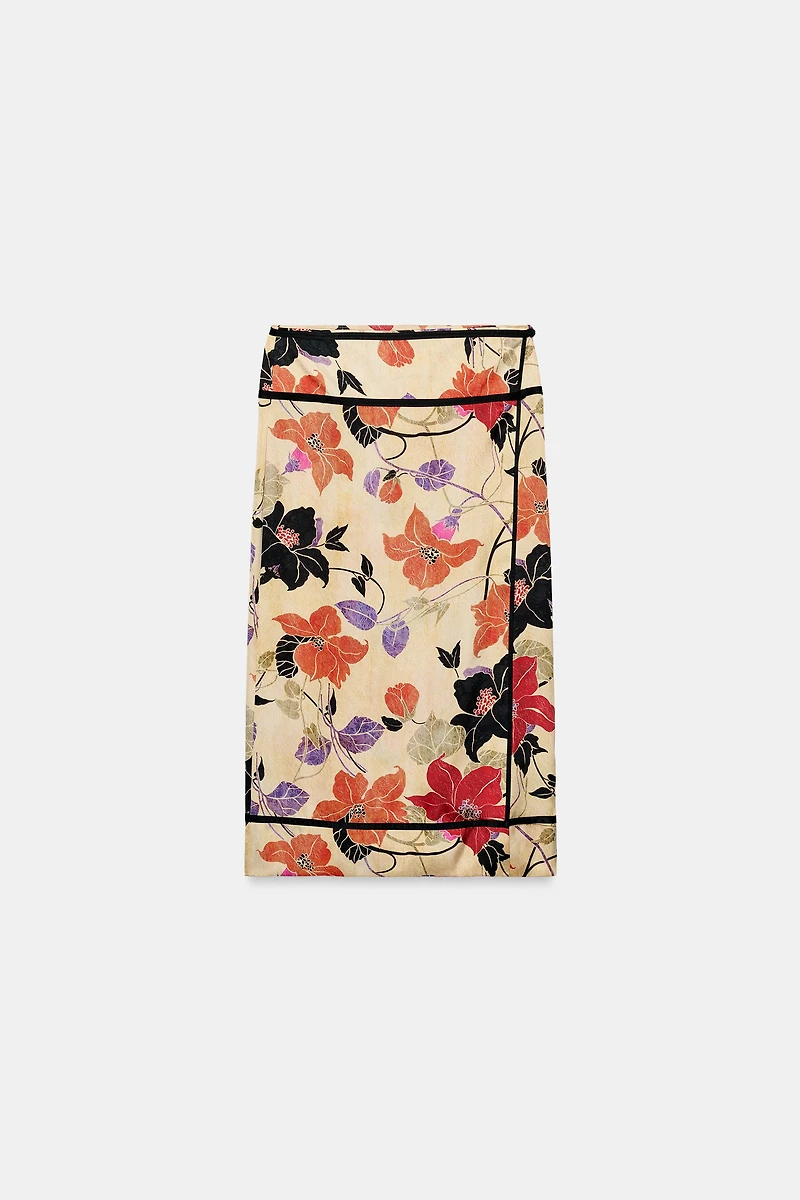 ZW COLLECTION FLORAL SARONG SKIRT