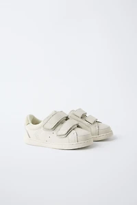 BAREFOOT LEATHER STRAP SNEAKERS