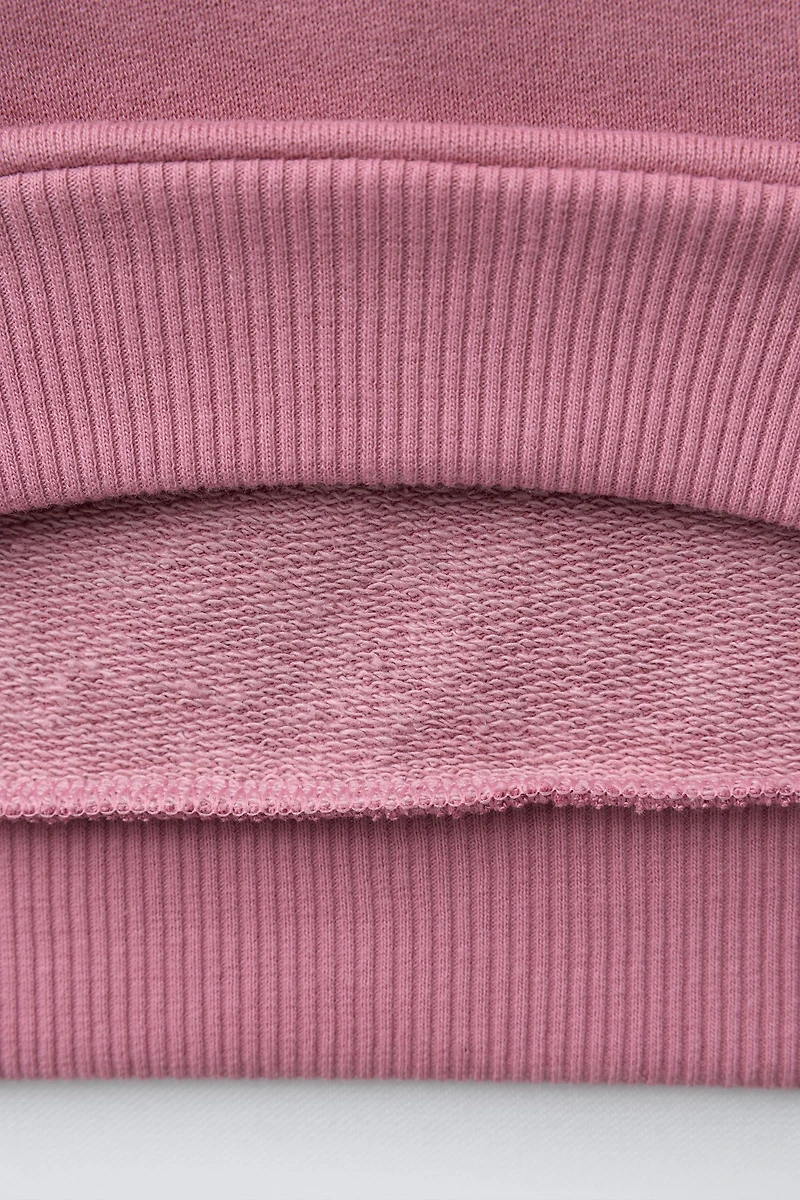 TERRY PATCH SWEATSHIRT