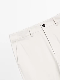 Cotton blend semi joggers