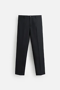 HERRINGBONE SUIT PANTS
