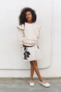 FLORAL PRINT SKORT