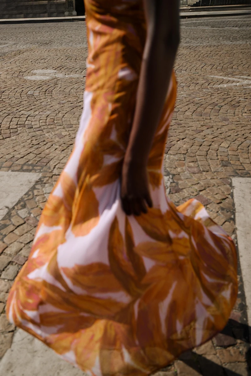 ROBE MIDI IMPRIMÉE
