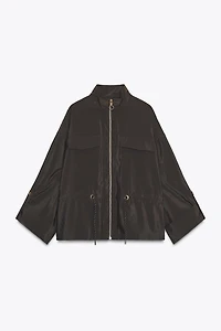 SAFARI JACKET WITH DRAWSTRING