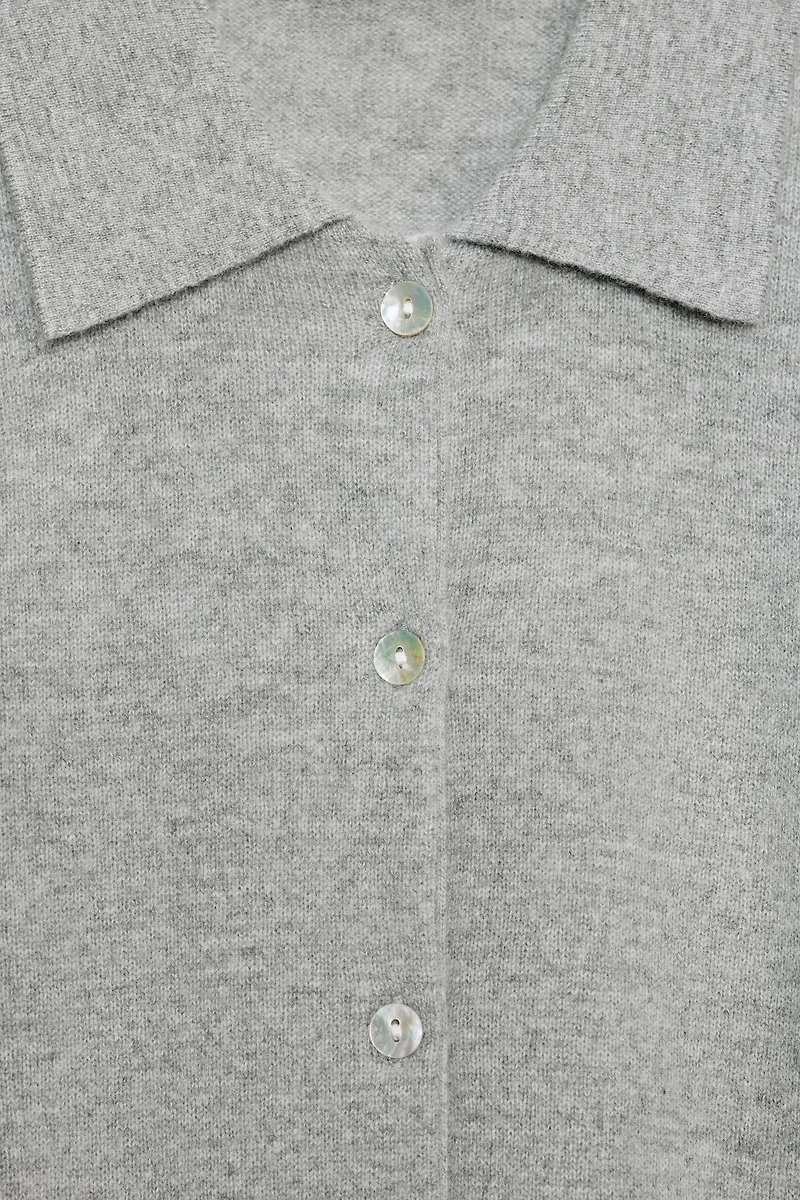 WOOL AND CASHMERE POLO JACKET