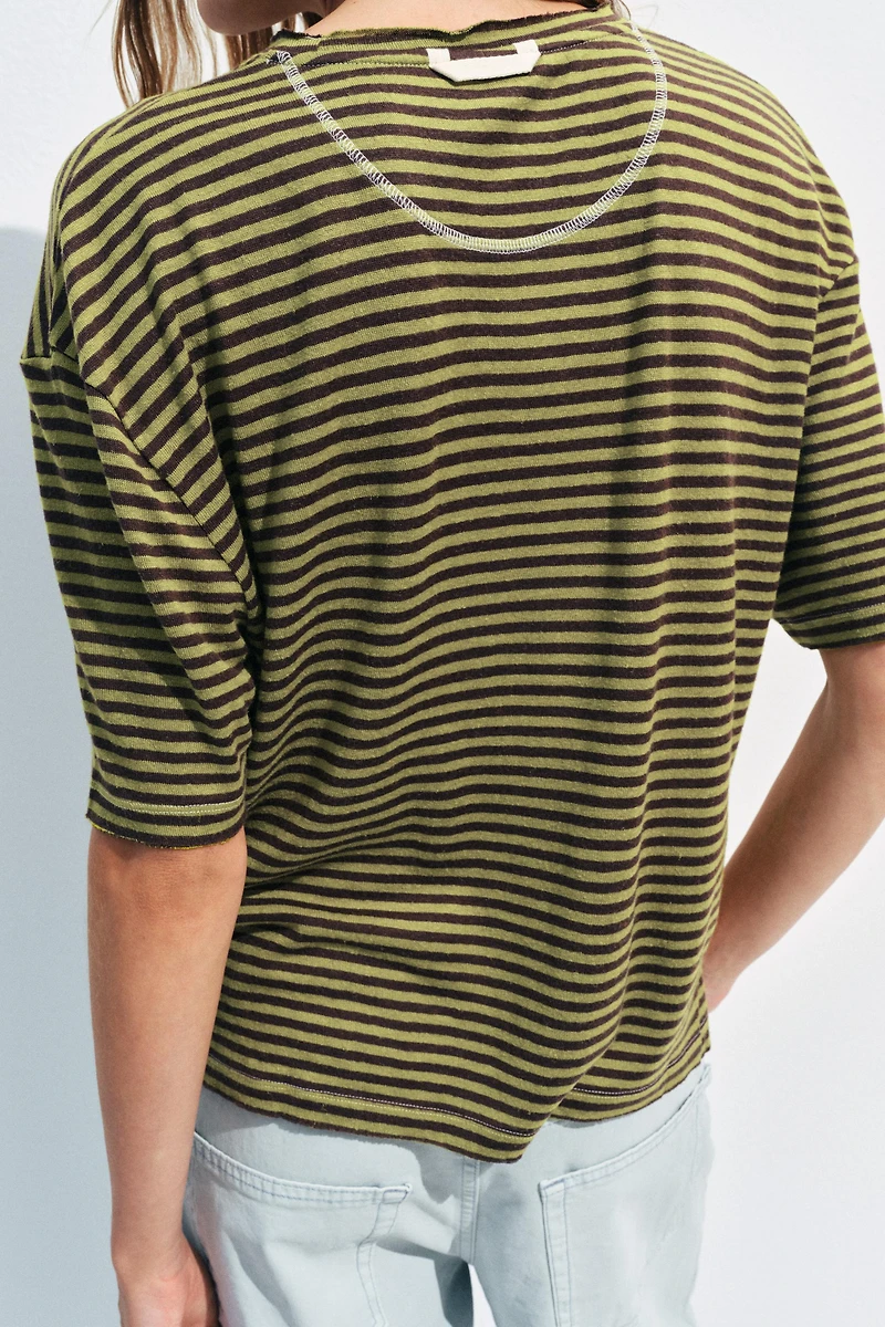 RUSTIC STRIPED T-SHIRT