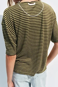 RUSTIC STRIPED T-SHIRT