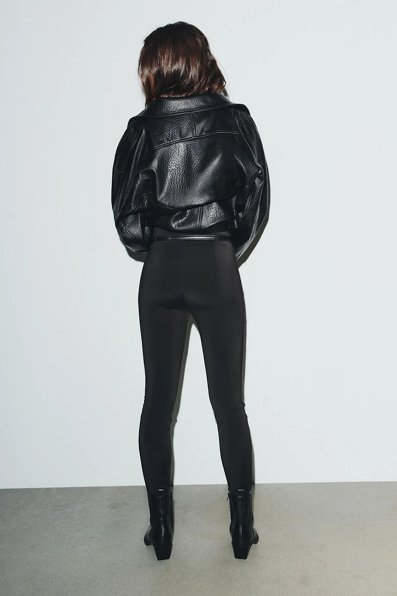 BELTED LEGGING PANTS