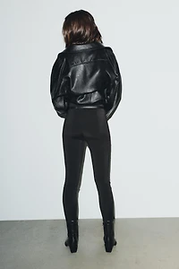 BELTED LEGGING PANTS