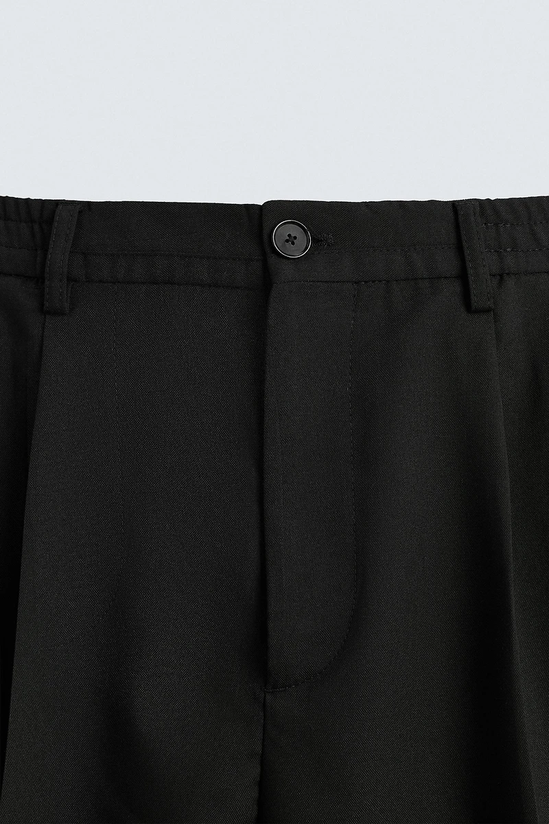 PANTALON FLUIDE COUPE LARGE PLIS