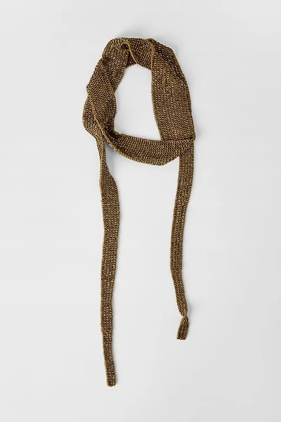 BEADED FOULARD SCARF KATE MOSS X ZARA
