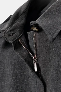 SHORT DRESS WITH SHOULDER PADS AND RUFFLES