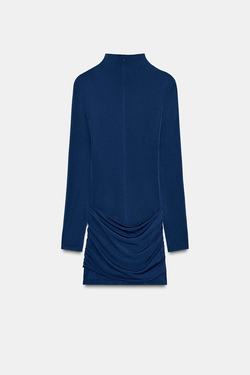 SHORT DRESS WITH CUMMERBUND