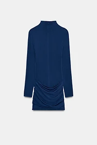 SHORT DRESS WITH CUMMERBUND