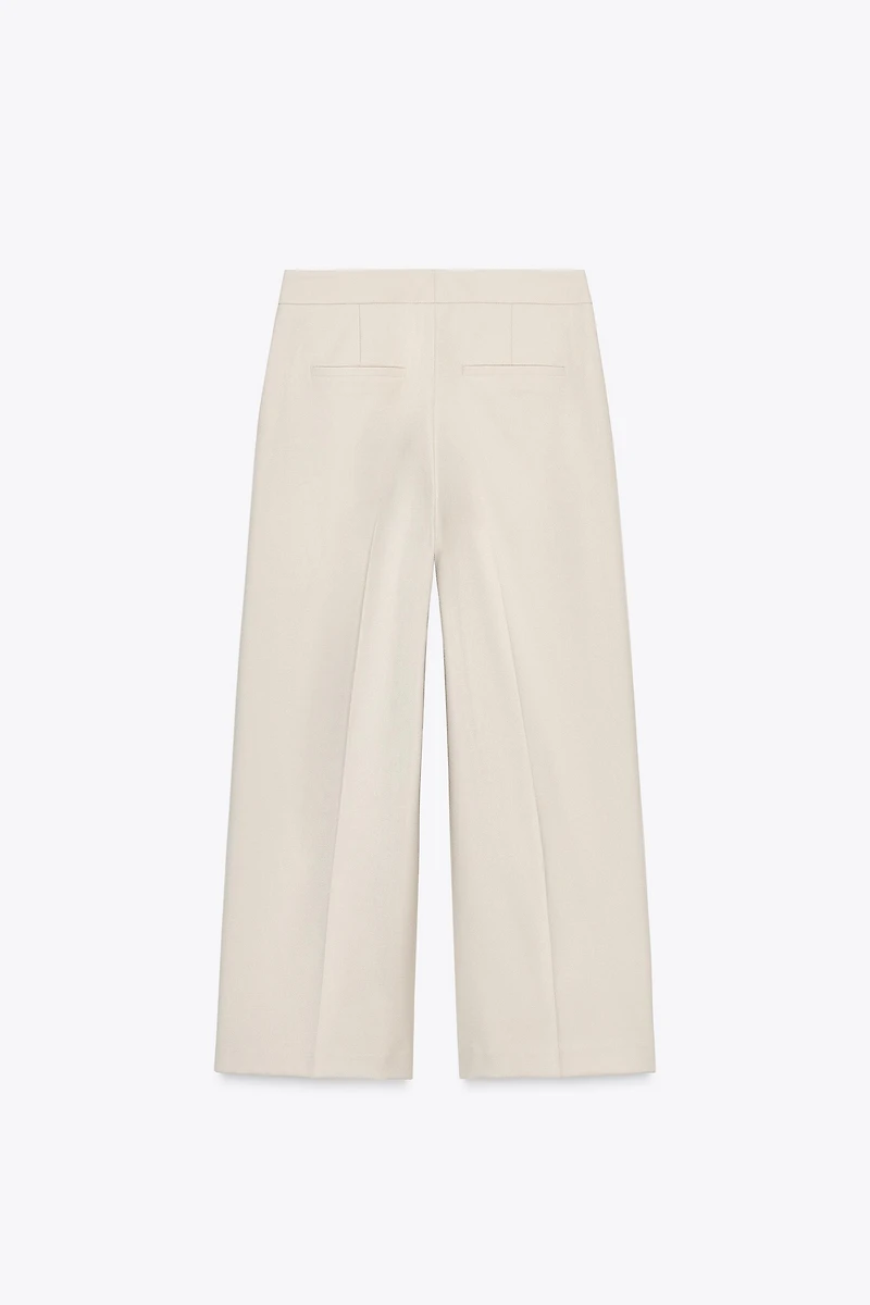 PANTALON CULOTTE TAILLE HAUTE