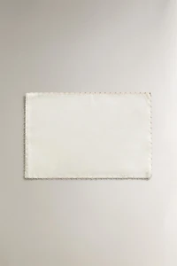 MINI CRIB SHEET SET WITH TRIM DETAIL