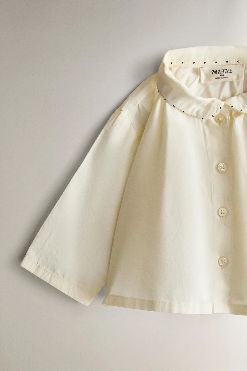 BABY PIPING SHIRT