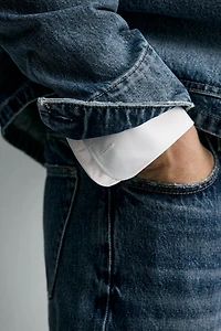 VESTE EN JEAN RELAXED FIT À POCHES