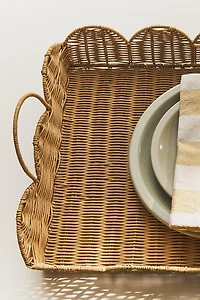 RATTAN WAVE TRAY