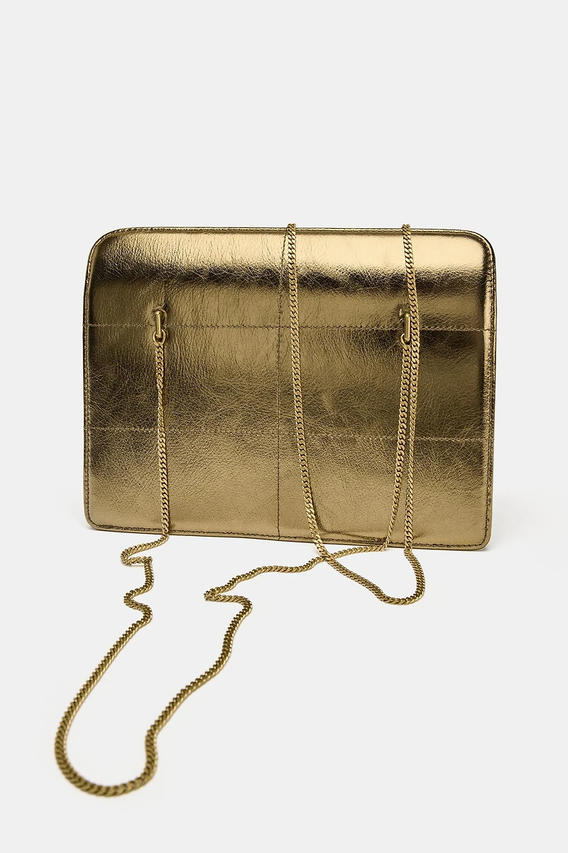 LEATHER SHOULDER BAG