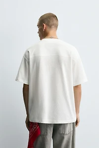 COMBINATION TEXT T-SHIRT