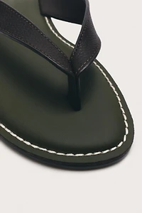 LIMITED EDITION LEATHER STRAP SANDALS