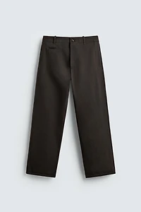 PANTALON STRUCTURÉ LAINE - COTON