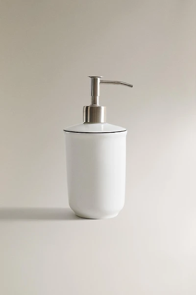 DISTRIBUTEUR SAVON PORCELAINE BONE CHINA