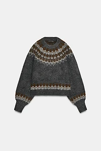 JACQUARD KNIT JUMPER