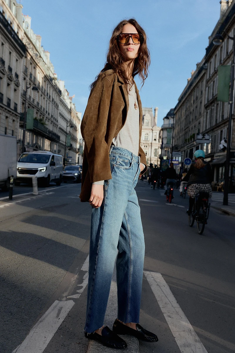 JEAN Z1975 DROIT À TAILLE HAUTE