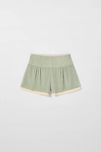 VELVET LACE SHORTS KATE MOSS X ZARA